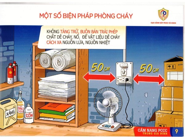 Hướng dẫn, khuyến cáo bảo đảm an toàn phòng cháy, chữa cháy trong mùa hanh khô, dịp Tết